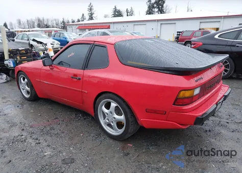1986 Porsche 944 из США, поврежденный, VIN WP0AA0953GN156076